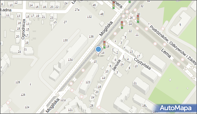 Kraków, Aleja Jana Pawła II, 12, mapa Krakowa