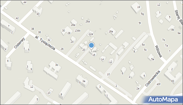 Kraśnik, Aleja Tysiąclecia, 18, mapa Kraśnik