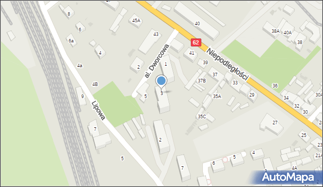 Kruszwica, Aleja Dworcowa, 3, mapa Kruszwica