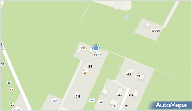 Książenice, Aleja Brzozowa, 28d, mapa Książenice