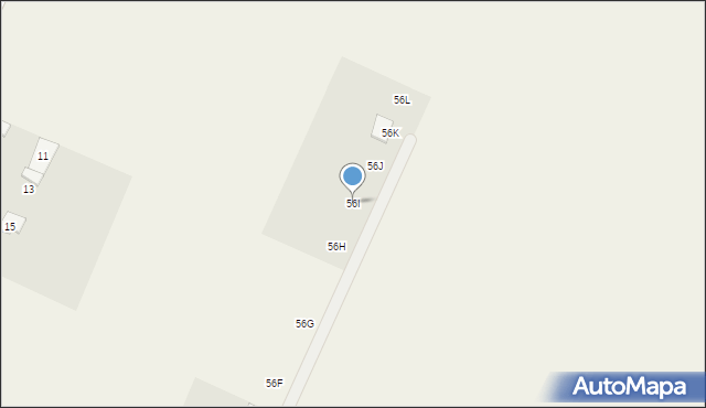 Książenice, Aleja Olszowa, 56I, mapa Książenice