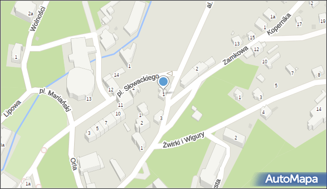 Lądek-Zdrój, Aleja Marzeń, 1, mapa Lądek-Zdrój