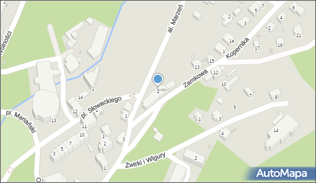 Lądek-Zdrój, Aleja Marzeń, 2, mapa Lądek-Zdrój