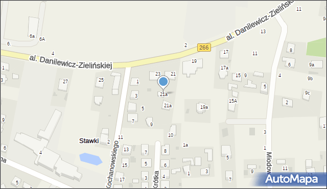 Łazieniec, Aleja Danilewicz-Zielińskiej Marii, 21a, mapa Łazieniec