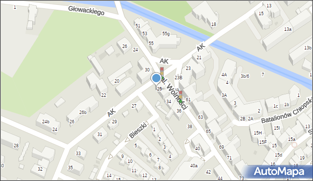 Lębork, Aleja Wolności, 32, mapa Lębork