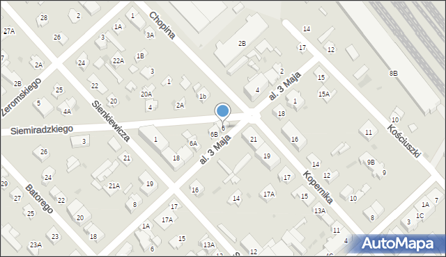 Legionowo, Aleja 3 Maja, 6, mapa Legionowo