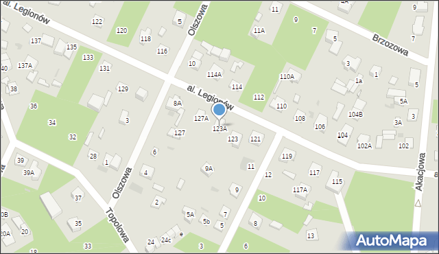 Legionowo, Aleja Legionów, 125, mapa Legionowo