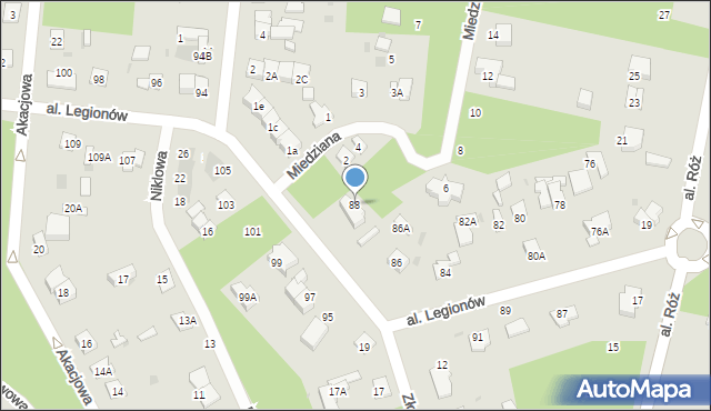 Legionowo, Aleja Legionów, 88, mapa Legionowo