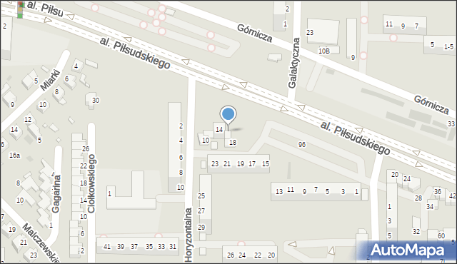 Legnica, Aleja Piłsudskiego Józefa, marsz., 16, mapa Legnicy