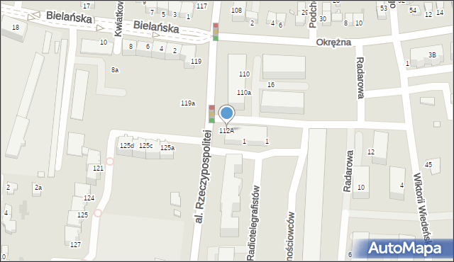 Legnica, Aleja Rzeczypospolitej, 112A, mapa Legnicy
