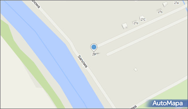 Lesko, Aleja Jana Pawła II, 29f, mapa Lesko