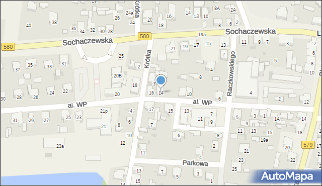 Leszno, Aleja Wojska Polskiego, 14, mapa Leszno