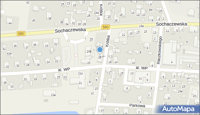 Leszno, Aleja Wojska Polskiego, 18, mapa Leszno