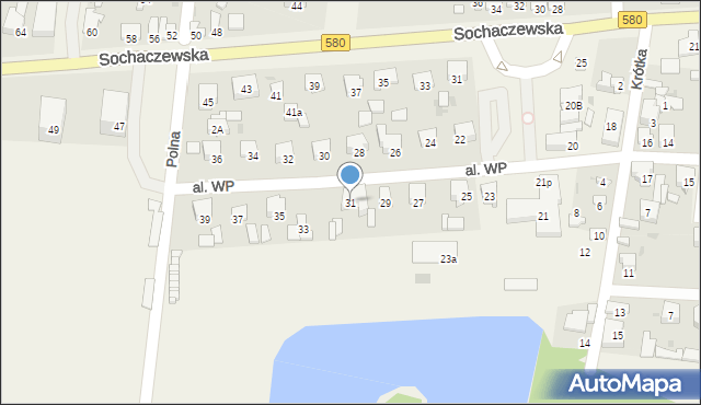 Leszno, Aleja Wojska Polskiego, 31, mapa Leszno