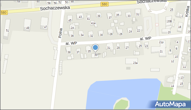 Leszno, Aleja Wojska Polskiego, 33, mapa Leszno