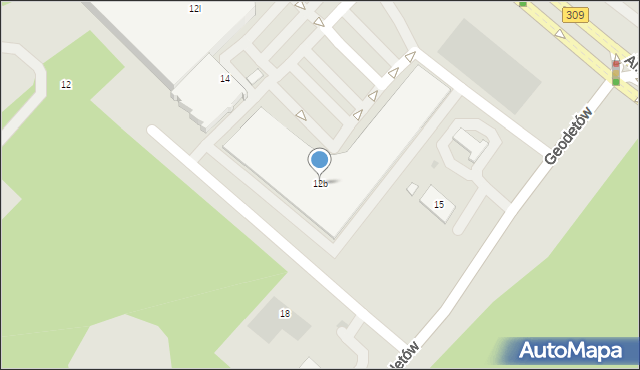 Leszno, Aleje Konstytucji 3 Maja, 12b, mapa Leszno