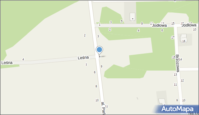 Łężyce, Aleja Parku Krajobrazowego, 7, mapa Łężyce