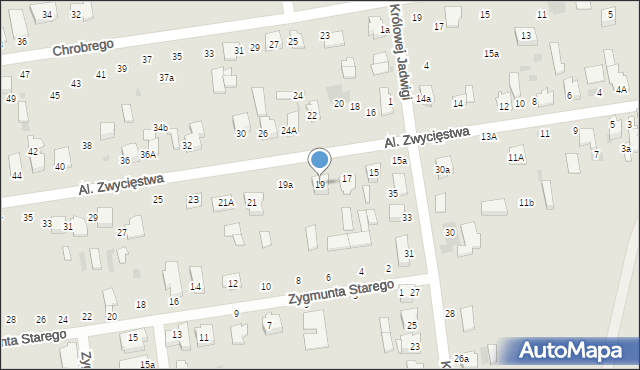 Lubartów, Aleje Zwycięstwa, 19, mapa Lubartów