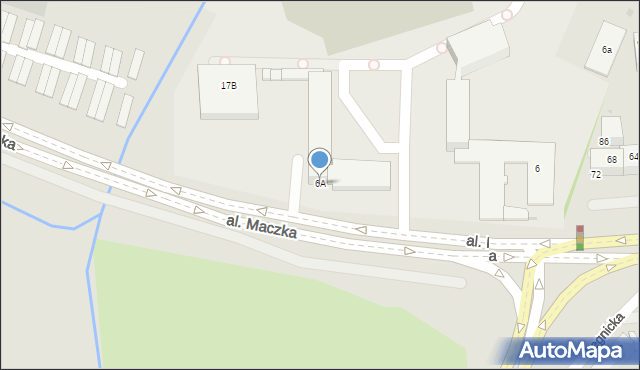 Lubin, Aleja Komisji Edukacji Narodowej, 6A, mapa Lubin