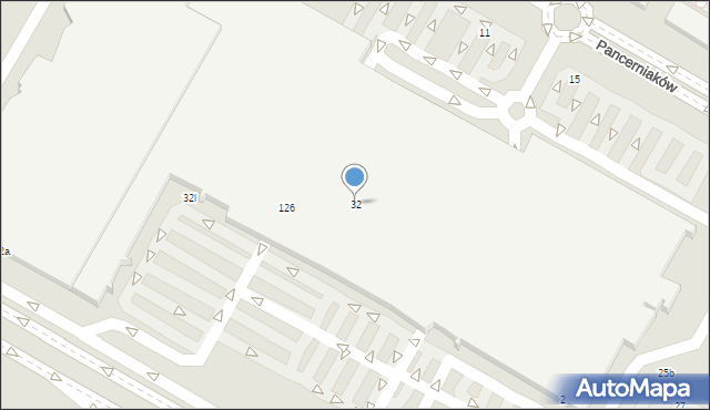 Lublin, Aleje Witosa Wincentego, 32, mapa Lublina