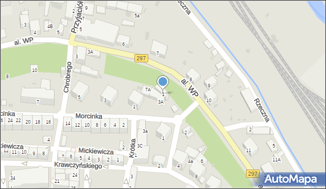 Lwówek Śląski, Aleja Wojska Polskiego, 1, mapa Lwówek Śląski