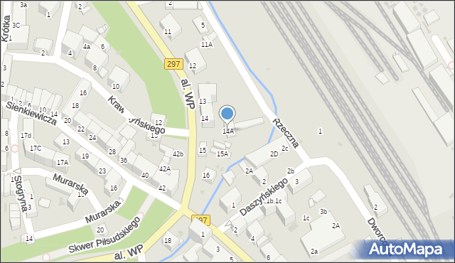 Lwówek Śląski, Aleja Wojska Polskiego, 14A, mapa Lwówek Śląski