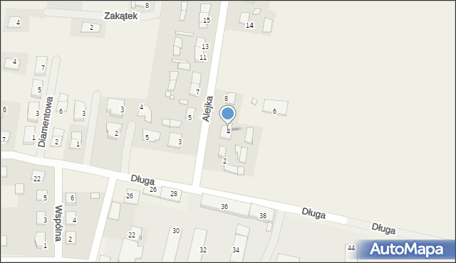 Mączniki, Alejka, 4, mapa Mączniki