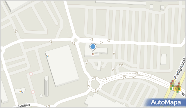 Marki, Aleja Piłsudskiego Józefa, marsz., 1f, mapa Marki