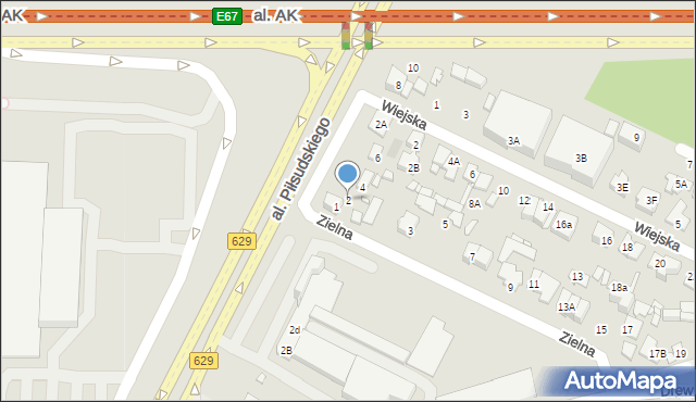 Marki, Aleja Piłsudskiego Józefa, marsz., 2, mapa Marki