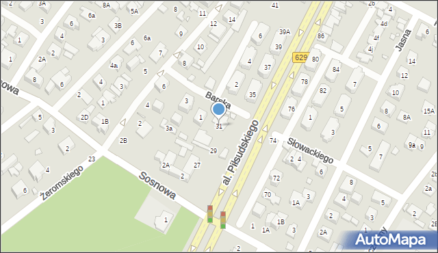 Marki, Aleja Piłsudskiego Józefa, marsz., 31, mapa Marki