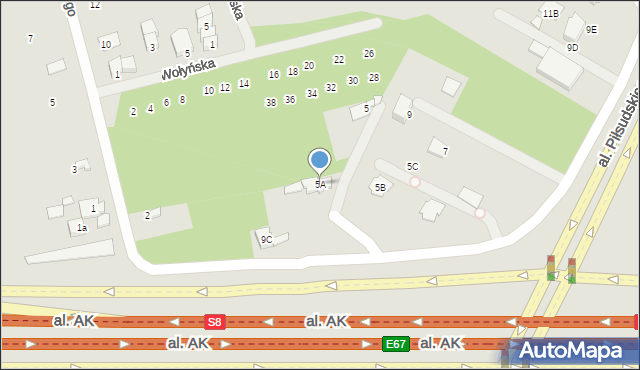 Marki, Aleja Piłsudskiego Józefa, marsz., 5A, mapa Marki