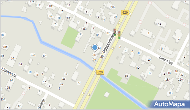 Marki, Aleja Piłsudskiego Józefa, marsz., 81, mapa Marki