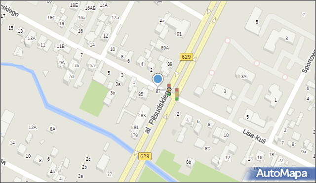 Marki, Aleja Piłsudskiego Józefa, marsz., 87, mapa Marki