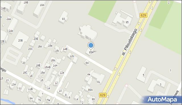 Marki, Aleja Piłsudskiego Józefa, marsz., 93A, mapa Marki