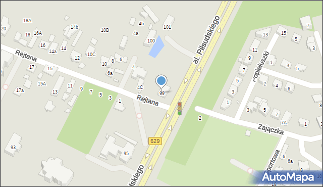 Marki, Aleja Piłsudskiego Józefa, marsz., 99, mapa Marki