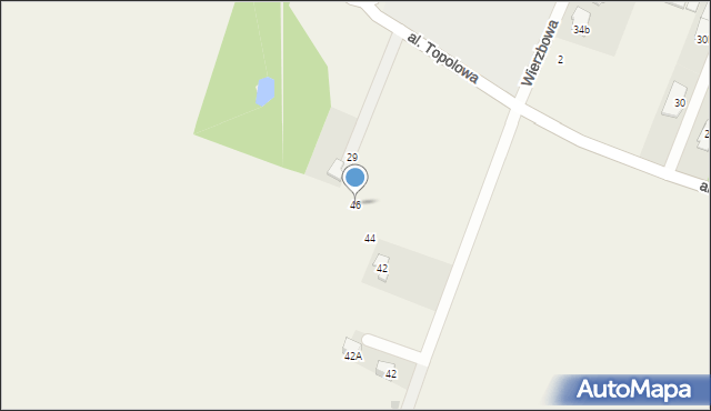Michałowice, Aleja Topolowa, 46, mapa Michałowice