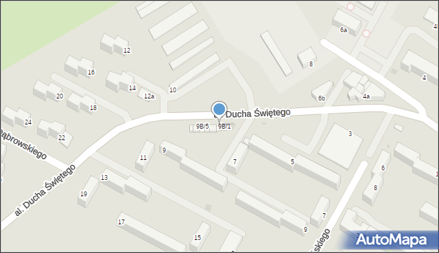 Mielec, Aleja Ducha Świętego, 9B/2, mapa Mielca