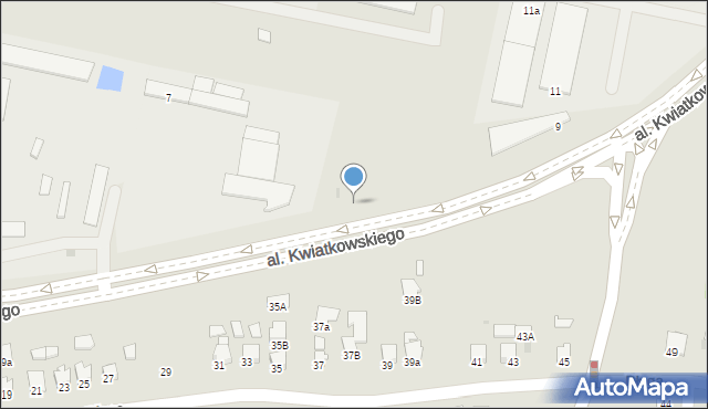 Mielec, Aleja Kwiatkowskiego, 7c, mapa Mielca