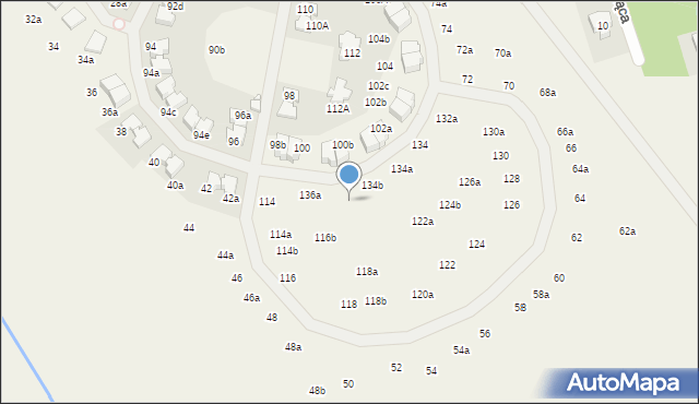 Młochów, Aleja Kasztanowa, 136, mapa Młochów