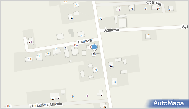 Mochle, Alkiewicza Antoniego, dr., 26, mapa Mochle