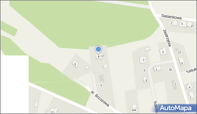 Mrozów, Aleja Brzozowa, 6, mapa Mrozów