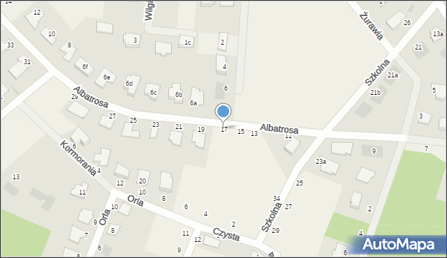 Murowaniec, Albatrosa, 17, mapa Murowaniec