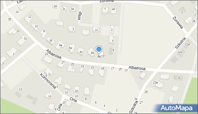 Murowaniec, Albatrosa, 6a, mapa Murowaniec