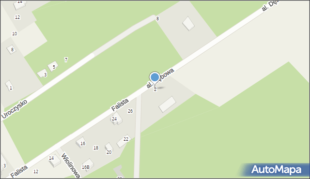 Musuły, Aleja Dębowa, 2, mapa Musuły