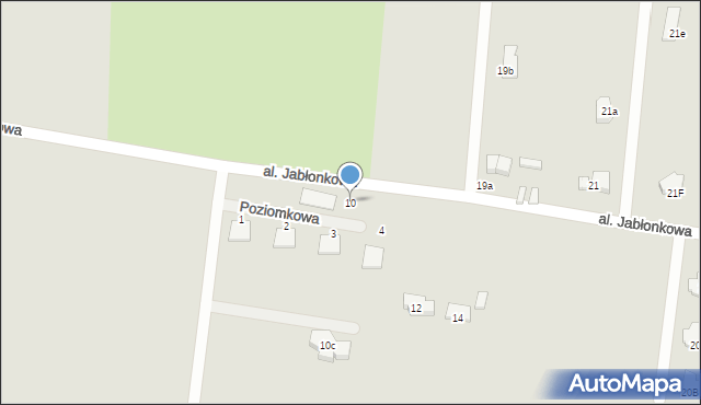 Myślibórz, Aleja Jabłonkowa, 10, mapa Myślibórz