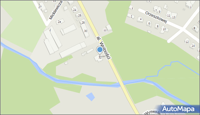 Niemodlin, Aleja Wolności, 32, mapa Niemodlin
