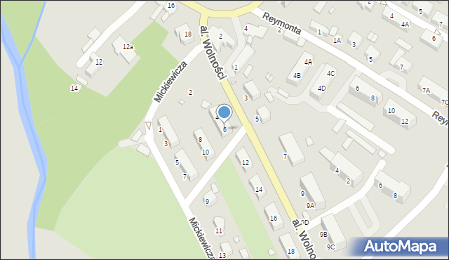 Niemodlin, Aleja Wolności, 6, mapa Niemodlin