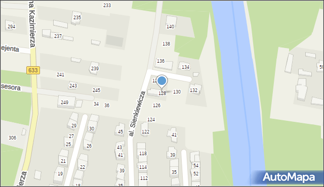 Nieporęt, Aleja Sienkiewicza Henryka, 128, mapa Nieporęt