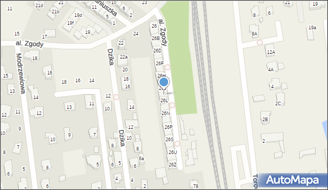 Nowa Iwiczna, Aleja Zgody, 26K, mapa Nowa Iwiczna