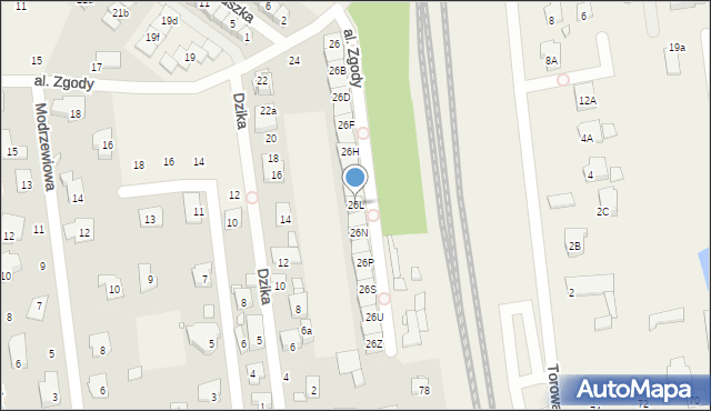 Nowa Iwiczna, Aleja Zgody, 26L, mapa Nowa Iwiczna